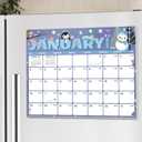 2026-2027 Magnetic Calendar for Refrigerator, 18 Monthly Fridge Calendar Magnet January 2026 to June 2027, 11" X 8.5" (Seasonal Designs)