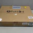 Petskd Extra Large Cat Carrier with Wheels and Litter Box 24"x17"x17" for Large Cat or 2 Small Cats, Collapsible Soft Sided Pet Carrier for Car Travel with Lockable Safety Zippers(Black) (Black(A carrier with litter box and wheel))