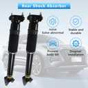2Pcs Rear Strut Shock Absorber Fit for Mercedes-Benz W166 ML250/300/350/400/500 I GLE250/320/350/400/450/500, X166 GL350/400/450/500/63 AMG I GLS350/400/450/500 OE 1663200030 1663200530