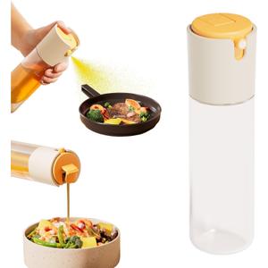 Oil Sprayer and Dispenser for Kitchen Cooking, 2 in 1 Olive Oil Sprayer & Oil Dispenser, 300ml/10oz Spray and Pour Oil Dispenser, Oil Sprayer for Cooking, Salad, Barbecue, Air Fryer 