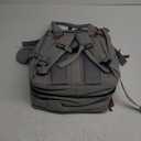 Good Mum Baby Diaper Bag Backpack with Changing Station, Waterproof Large Capacity Baby Bag with USB Charging Port, Lightweight Travel Backpack Diaper Bag with Portable Crib - Grey