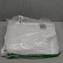 TARPAL 8'x10' White Tarp Waterproof 7.5 mil Medium Duty All Purpose Poly Tarps Cover Waterproof,Snow Proof UV Protection,Rip and Tear Proof,Poly Tarpaulin (8x10 Feet-Finished size)