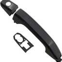 APPERFiT Door Handle w/Gasket Set - Front Exterior LH (Smooth Black) Paint to Match Compatible with 2014-2020 Chevy Chevrolet Silverado Suburban Tahoe, GMC Sierra Yukon 13583889
