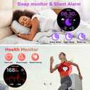 Smart Watch for Women Fitness Tracker: Waterproof Running Digital Mens Watches Make Answer Call Smartwatch for Android Phone iPhone Samsung Compatible Sleep SpO2 Heart Rate Monitor Step Pedometer