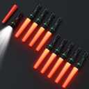 E-riding 10 Pack 11 Inch Traffic Flashlight Wand with 5 Flashing Modes
