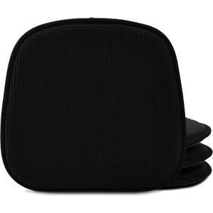 Shinnwa Dining Chair Cushions 4 Pack, Non Slip Indoor Chair Pads, U-Shaped Kitchen Seat Cushions, Set of 4, 15 x 16 Inches, Black