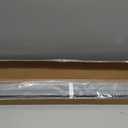LazBlinds No Tools No Drill 1" Vinyl Mini Blinds, Cordless Blinds for Windows, Light Filtering Horizontal Window Blinds & Shades, 35" W x 48" H, Grey