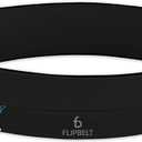 FlipBelt Zipper Running Belt, Waist Pack for Fitness and Running, US Company (X-Small, Acrylic Summer)