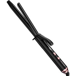 Long Barrel Curling Iron 3/4 Inch, Extra Long Curling Iron for Tight Curls, Ceramic Curling Wand Infused Argan Oil & Keratin, Long Lasting, 11 Adjustable Temp, Include Clips & Silicone Pad (Black)