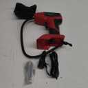 BULLSEYE PRO Tire Inflator with Pressure Gauge, Compact and Portable, Automatic Shut Off, 150 PSI Max, USB Home Rechargeable and Cord for Vehicular Use As Seen On TV (9475) (Red)