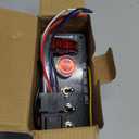RVBOATPAT 5 in 1 Ignition Switch Panel Boat Toggle Switch Panel DC 12V 30A Racing Switch Panel Push Start Ignition Kit for Race Car Truck