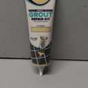 Tile Grout Repair Kit - Warm Beige - Premixed Acrylic Sanded Grout, Waterproof Formula, Bathroom & Shower Grout Repair, with Plastic Applicator, 13.4 oz / 380 g / 0.84 lb