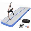 Air Tumbling Mat 13ft 16ft 20ft Inflatable Gymnastics Mat Tumble Track with Air Pump for Home/Gym/Outdoor/Training/Water/Cheerleading/Yoga