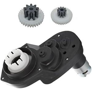 24V Gearbox for Power Wheels Large Axle Hole, 24 Volt Motor 30000RPM with Gear Box for Disney Pink Princess Carriage Kids Ride On Car Parts