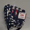 Franklin Sports Kids Baseball Gloves - RTP Youth Teeball Glove + Ball Set - Boys + Girls Teeball Mitt - Kids + Toddlers - 9.5" (Red/White/Blue)