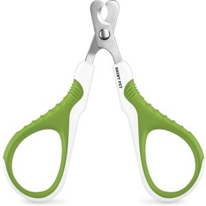 Pet Nail Clippers for Indoor Cats & Small Animals - Precision Angled Blades & Steady Grip - Ideal for Kittens Tiny Dogs Rabbits Birds - Nail Trimmer & Claw Scissors for Home Grooming - eBook Guide