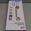 TAILI Grab Bars for Bathtubs and Showers 2 Pack Suction Grab Bar, Heavy Duty Shower Handle Removable Bath Handrails for Seniors and Elderly, Bathroom Safety Grip No Drilling Waterproof,Grey (16.8", Gray)