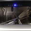 EUHOMY 24 Inch Under Counter Double Drawer Fridge, Weather Proof Stainless Steel Outdoor Beverage Refrigerator for Patio, Built-in Beverage Fridge for Home & Commercial Use Stainless Steel Silver