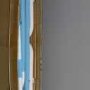 Tanning Chair with Sun Canopy Face Hole, Heavy Duty Folding Chaise Lounge Chair 5 Position Reclining for Adults Outside Reading Sunbathing Poolside Camping Beach, UPF 50+ Sun Shade, 300 LBS (Standard Size, Blue)