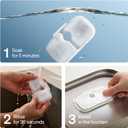 PETLIBRO Replacement Filters for Dockstream Cat Water Fountain PLWF106/PLWF116/PLWF115/PLWF105/PLWF005, 4 Months Set of Replacement Filters for Ultra Quiet Cat Fountain, 8 Count for Pet Water Fountain (White)