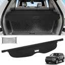 Sze Cargo Cover for Jeep Grand Cherokee 2011-2021 Retractable Trunk Cover Black Rear Trunk Security Cover Shielding Shade Waterproof-New Upgrade