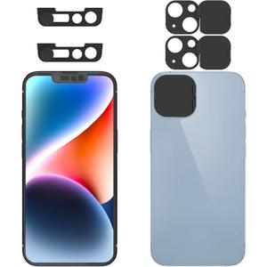 Privacy Cover Compatible for iPhone 14 /iPhone 14 Plus Front Camera Cover,Protect Privacy and Security But Not Affect Facial Recognition2Pack