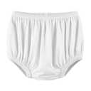 EEOST Adult Diaper Cover for Incontinence Noiseless Leak-Protection Underwear Plastic Pants Over Diapers Waterproof Rubber Pants (White, XXXX-Large)