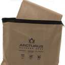 Arcturus Insulated Tarp, Reusable Heavy Duty Thermal Survival Blanket 60x82in, Reflects 90% Body Heat, Waterproof, Windproof, 3-Layer Design, Reinforced Grommets, Coyote Brown