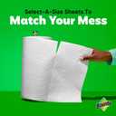 Bounty Select-A-Size Paper Towels, White, 2 Mega Rolls = 8 Regular Rolls