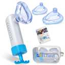 H.Tavel Choking Rescue Device, Portable Airway Suction Rescue Device, Anti Choking Device, Home First Aid Kit for Kids and Adults