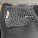 OEDRO Floor Mats for 2017-2022 Honda CR-V, Unique Black TPE All-Weather Honda CR-V Floor Liners, Includes 1st and 2nd Row: Front, Rear, Full Set Liners