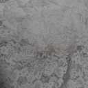 Lace Tops for Women Off Shoulder Going Out Tops Sexy Sheer Mesh Puff Short Sleeve Summer Crop Floral Corset Top (White, XL)