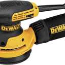 DEWALT Random Orbit Sander, Variable Speed, 5-Inch (DWE6423), Power Source Corded Electric