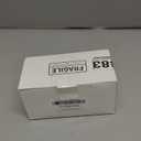 Qipecedm Espresso Cups Set of 2, 4 OZ Double Spouts Cups, Shot Glasses, Milk Cup with Handle, Clear Glass, Espresso Accessories for Machine, Small