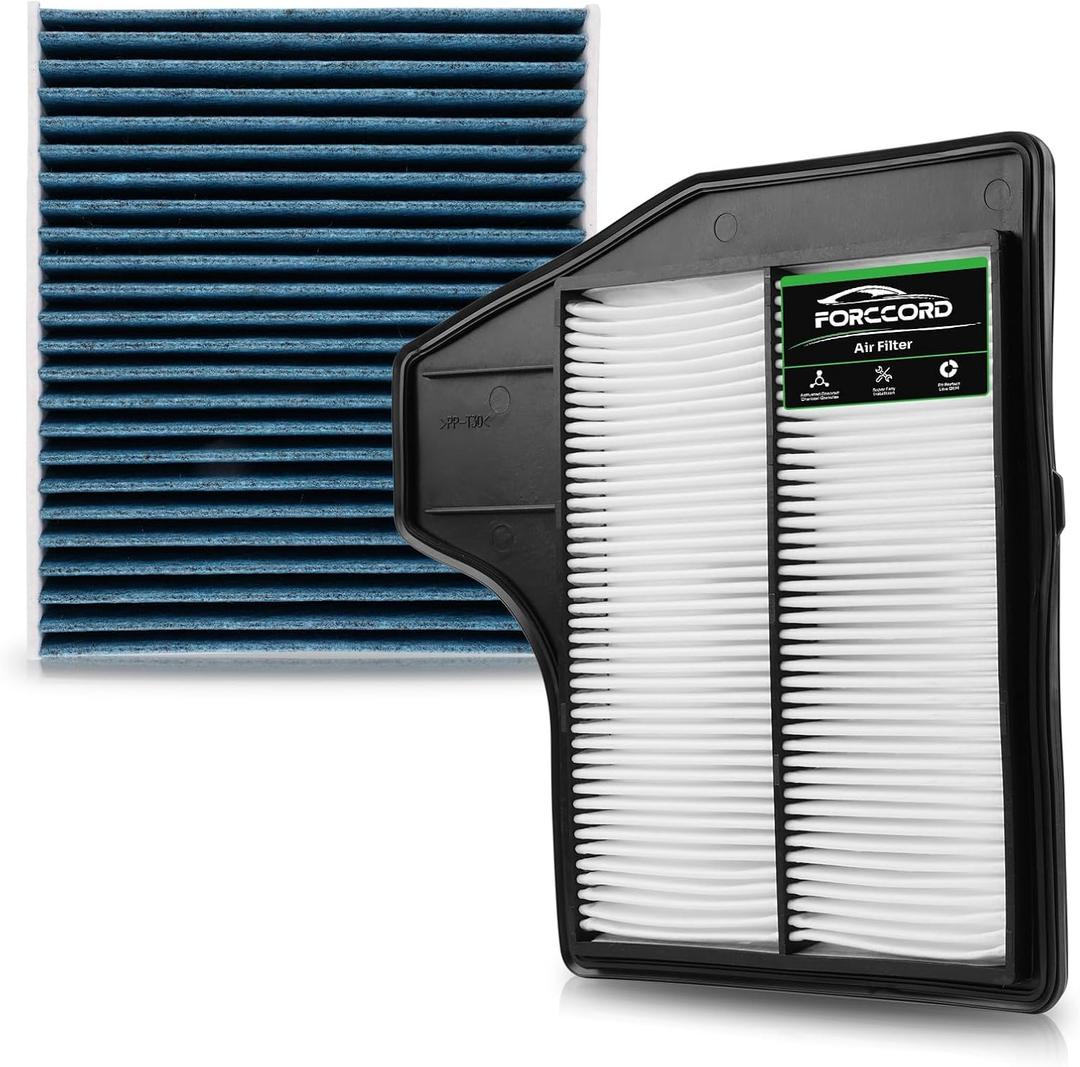 Cabin Air Filter and Engine Air Filter Fit for Nissan Altima 2.5L 2013 2014 2015 2016 2017 2018 Activated Carbon Cabin Filter Replacement CF11776 CA11450 Car Accessories