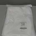 NICETOWN 2 Panels French Door Curtains, Sheer Voile Light Filtering, Rod Pocket Window Treatment for Front Back Patio Glass Door/Rustic Bedroom/Living Room (26 x 72 Inch Long, 2 Panels, White)