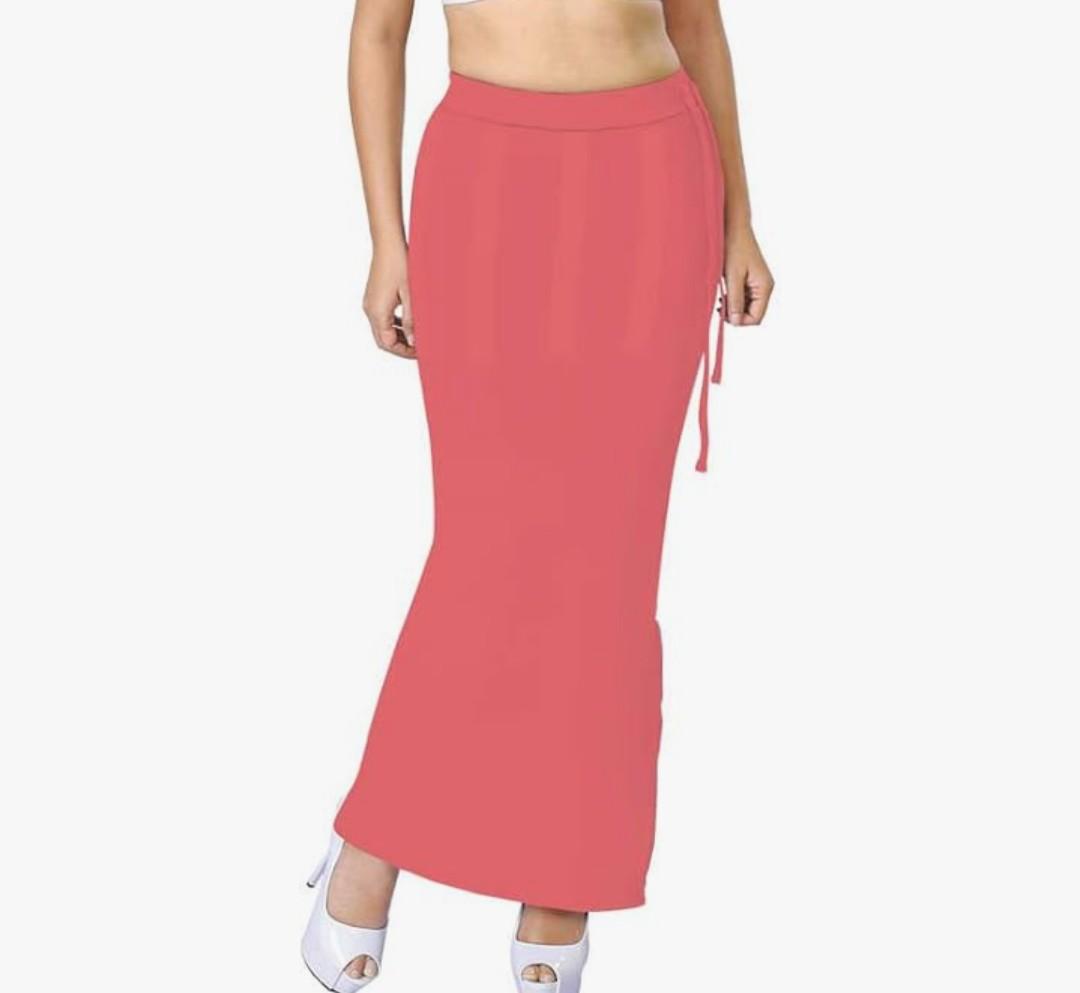 dermawear Women's Blended Fabric Saree Shapewear Size L