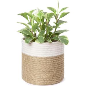 Planter Basket Hand-Woven Flower Pots Cover Plant Containers Plant Baskets for Indoor