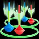 JOYIN Lawn Darts Game Set for Kids and Adults - Glow in The Dark Outdoor Lawn Games for Adults and Family, Soft Tip Darts Set for Kids Camping, Outside Yard