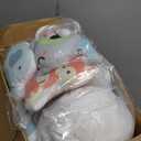 Baby Play Mat, 7-in-1 Infant Gym Mat for Sensory and Motor Development, Washable & Portable Newborn Tummy Time Activity Mat for Home & Travel, Babies Gift for 0-3-6-9-12-18 Months (Blue)