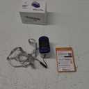 Zacurate 500BL Fingertip Pulse Oximeter Blood Oxygen Saturation Monitor with Batteries Included (Navy Blue)