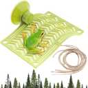1 Pack Plastic Frog Hammock with Suction Cup Tree Frog Suction Platform Reptile Terrarium Decoration for Toad African Dwarf Frog Tree Frog