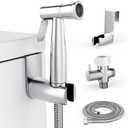 Purrfectzone Bidet Sprayer for Toilet, Only Hose Easy to Install - Stainless Steel