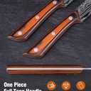 2PCS Serrated Bread Knife Set, Razor Sharp for Homemade Bread Slicing Cutting Baguette, Sourdough Bread, Bagels, Cake Gifts for Men Women