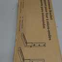 AVF Steel Universal Wall-Mounted Microwave Brackets in White (Set of 2)