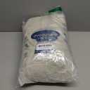 MooMee Fitted Bottom Sheet Only 100% Washed Cotton Linen Like Textured Breathable Durable Soft Comfy Deep Pocket Fits Mattress up to 17" (Almond Milk Grey, King)