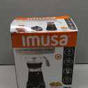 IMUSA 6 or 3 Cup Electric Espresso Maker Black Coffee Machine for Cuban Coffee, Moka and Espresso Drinks