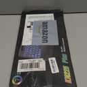 Wireless Keyboard with 7 Colored Backlits, Wrist Rest, Phone Holder, Rechargeable Ergonomic Computer Keyboard with Silent Keys, Full Size Lighted Keyboard for Windows, Mac, PC, Laptop (Large Print)