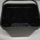 LALASTAR Mini Countertop Trash Can, Compact Waste Basket Garbage Can, Small Trash Bin with Lid for Desk/Office/Dorm, 3L/0.8 Gal, Black