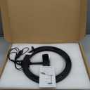 Ring Light with Stand for Desk,Adjustable Overhead Phone Mount with 10" Ring Light Tripod for iPhone,Phone Tripod with Light and Remote Phones Holder for Video Recording,Live Stream,Cooking Video